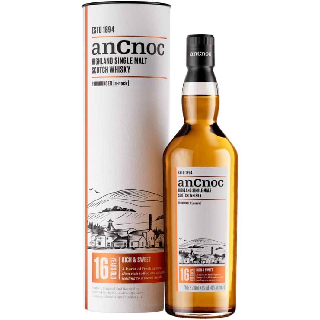 ANCNOC 16YO SINGLE MALT WHISKY – Vinécatas