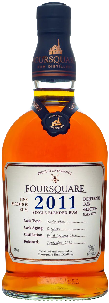 FOURSQUARE VINTAGE 2011 RON 12YO EX BOURBON BARREL